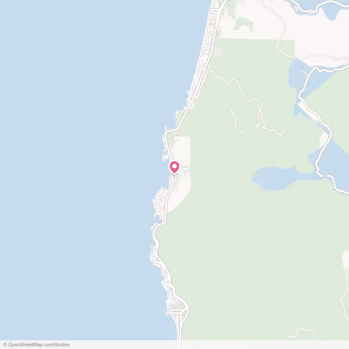 Map of the flower delivery area in Depoe Bay, Oregon