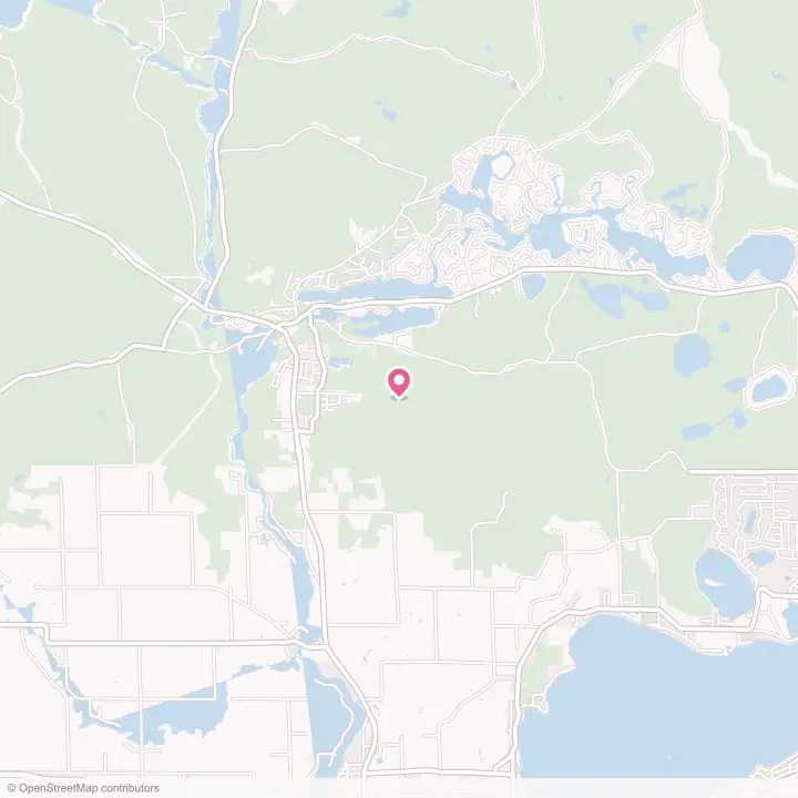 Map of the flower delivery area in Keshena, Wisconsin