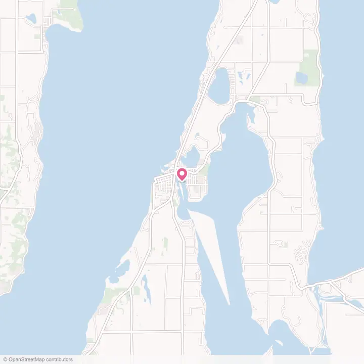 Map of the flower delivery area in Elk Rapids, Michigan