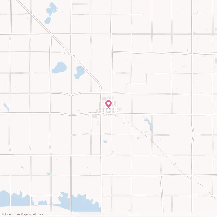 Map of the flower delivery area in Madison, Minnesota