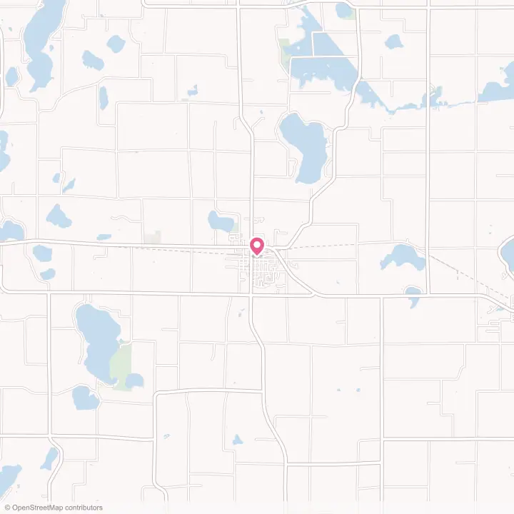 Map of the flower delivery area in Cokato, Minnesota