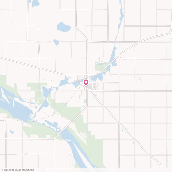 Map of the flower delivery area in Appleton, Minnesota