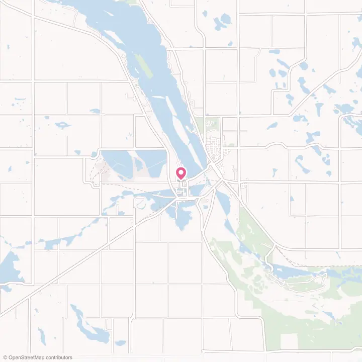 Map of the flower delivery area in Big Stone City, South Dakota