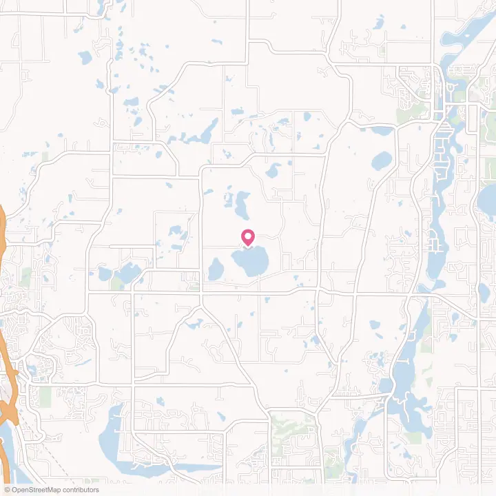 Map of the flower delivery area in Nowthen, Minnesota
