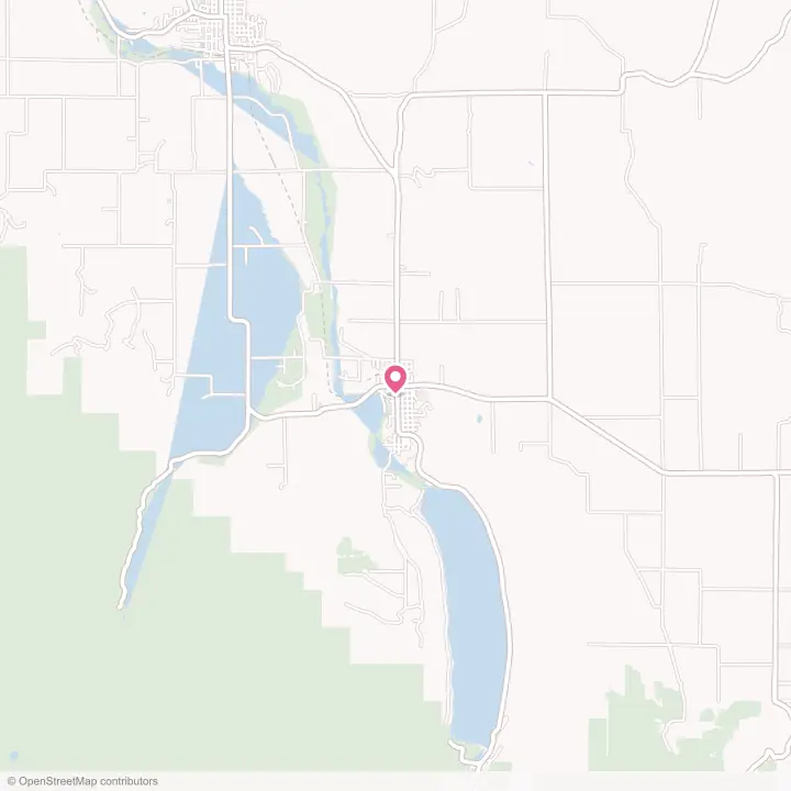 Map of the flower delivery area in Joseph, Oregon