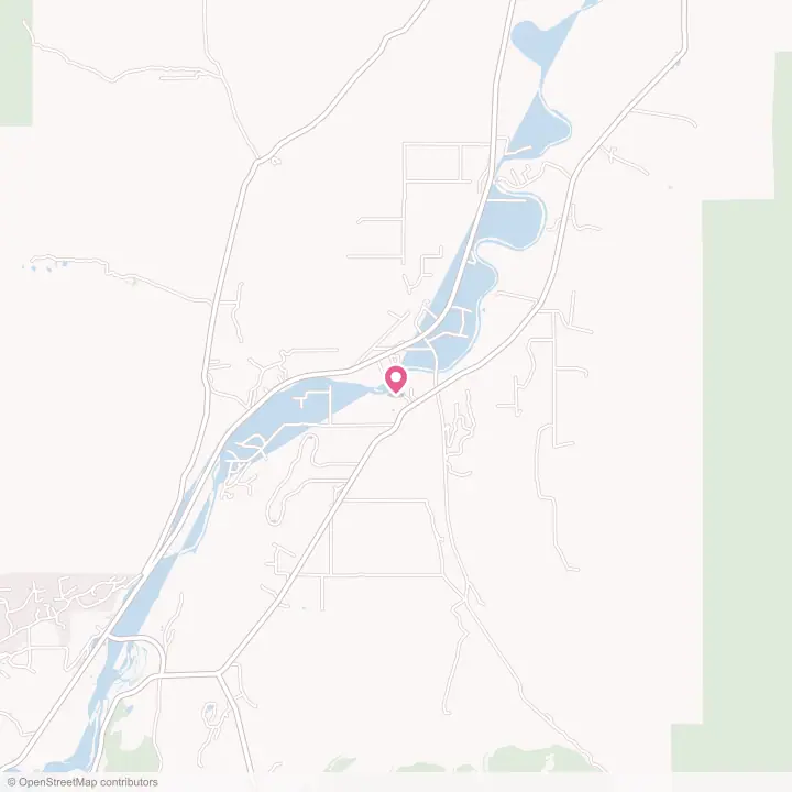 Map of the flower delivery area in Pray, Montana