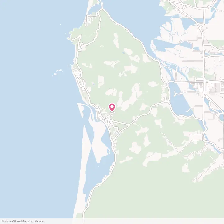 Map of the flower delivery area in Netarts, Oregon