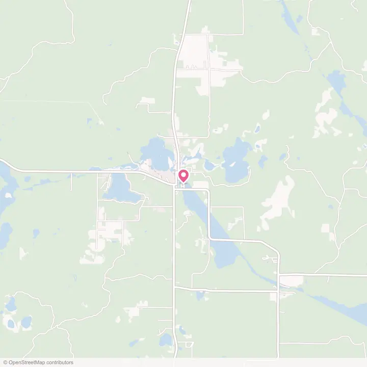 Map of the flower delivery area in Laona, Wisconsin