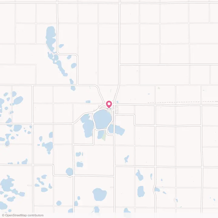 Map of the flower delivery area in Graceville, Minnesota