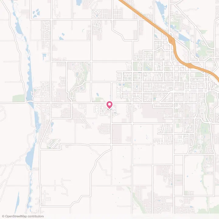 Map of the flower delivery area in King Arthur Park, Montana