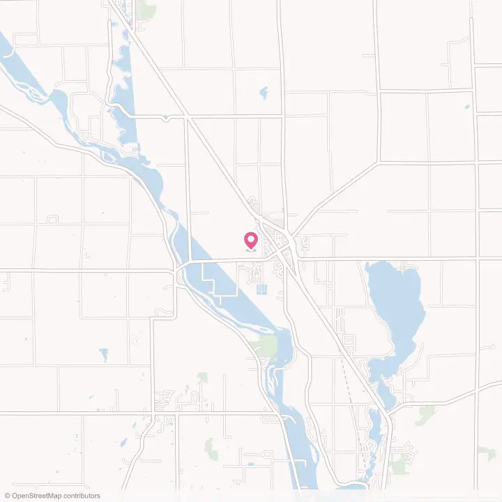 Map of the flower delivery area in Rice, Minnesota