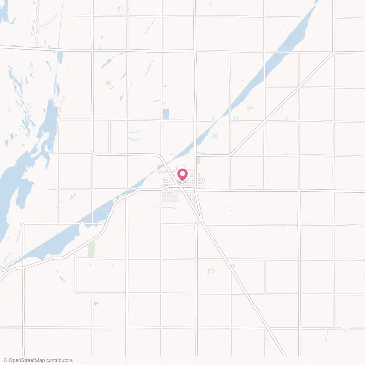 Map of the flower delivery area in Wheaton, Minnesota