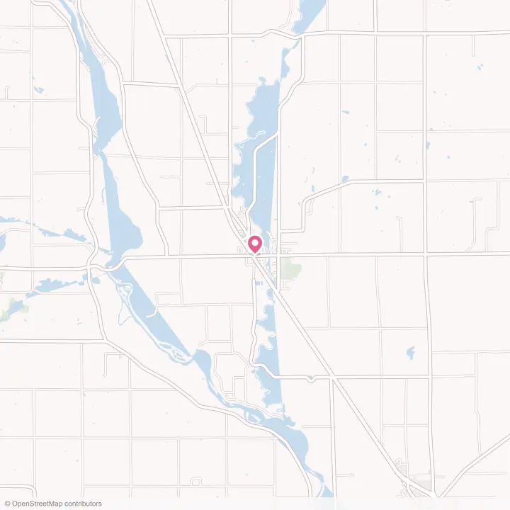 Map of the flower delivery area in Royalton, Minnesota