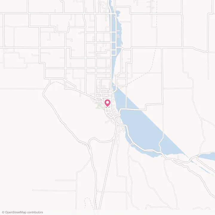 Map of the flower delivery area in Milton-Freewater, Oregon