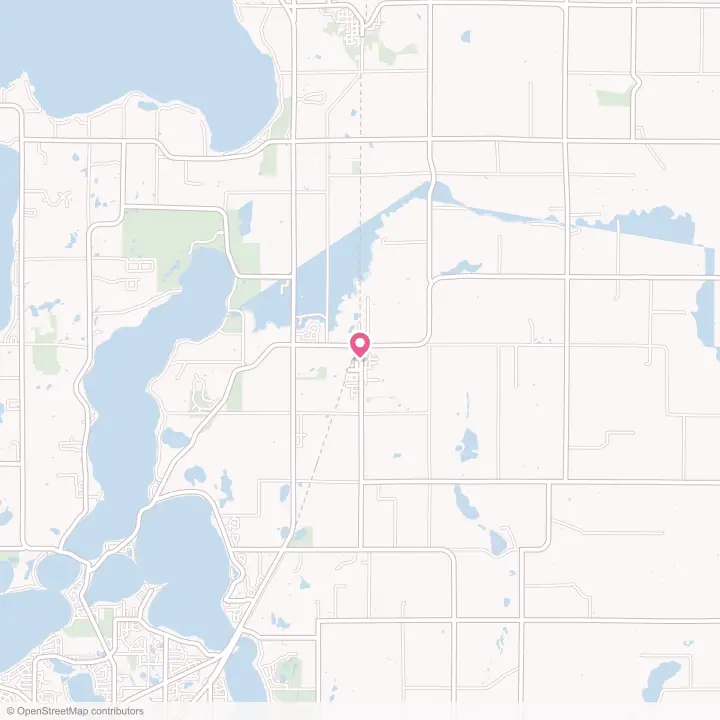 Map of the flower delivery area in Carlos, Minnesota