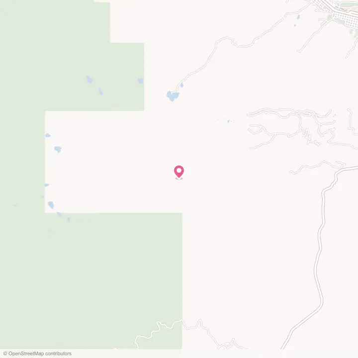 Map of the flower delivery area in Anaconda, Montana