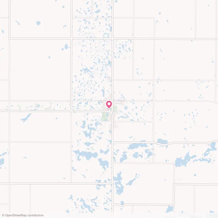 Map of the flower delivery area in Forman, North Dakota