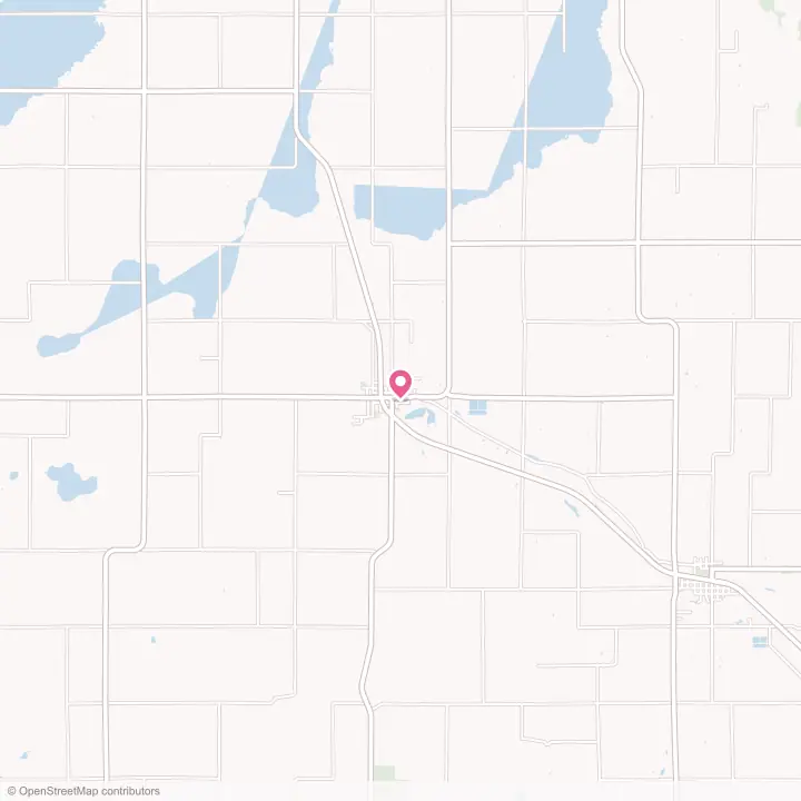 Map of the flower delivery area in Eagle Bend, Minnesota