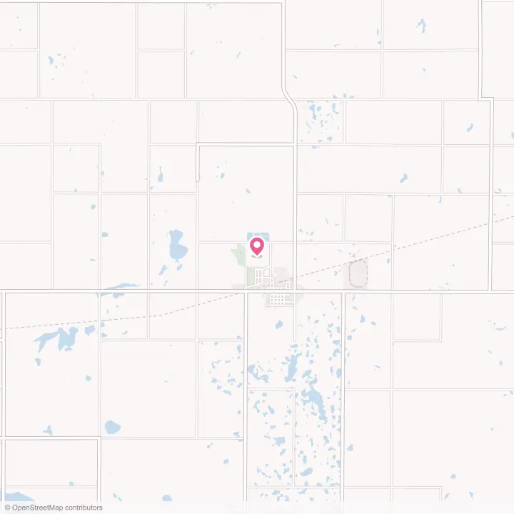 Map of the flower delivery area in Gwinner, North Dakota