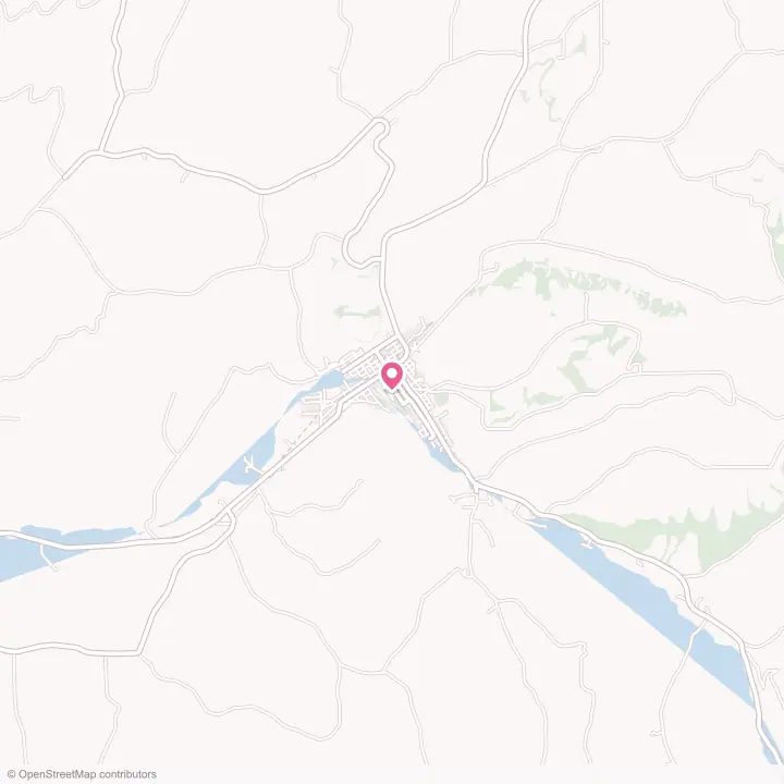 Map of the flower delivery area in Dayton, Washington