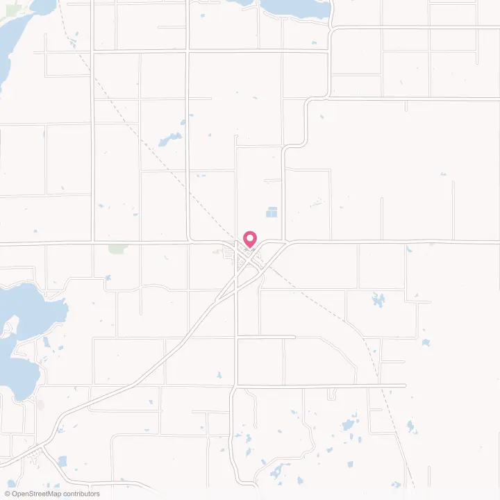 Map of the flower delivery area in Henning, Minnesota