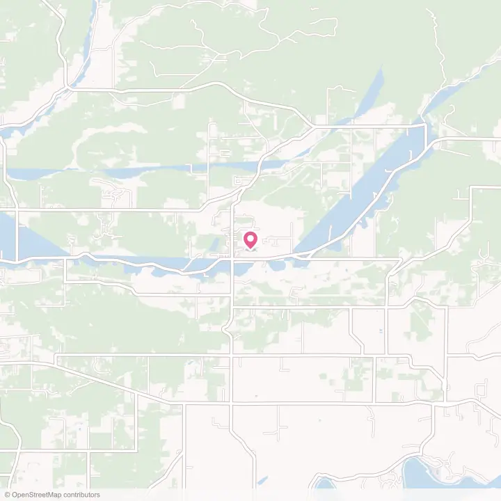 Map of the flower delivery area in Onalaska, Washington