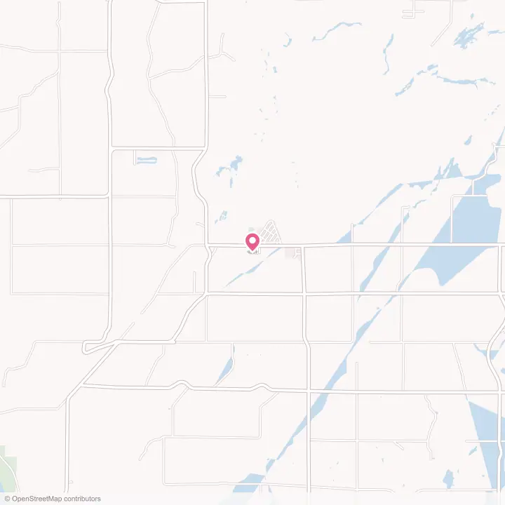 Map of the flower delivery area in Basin City, Washington