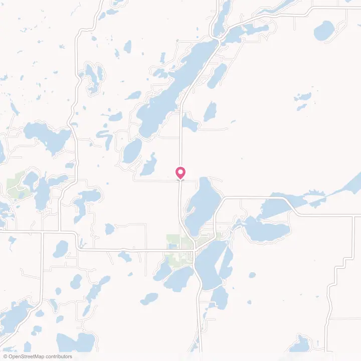 Map of the flower delivery area in Emily, Minnesota