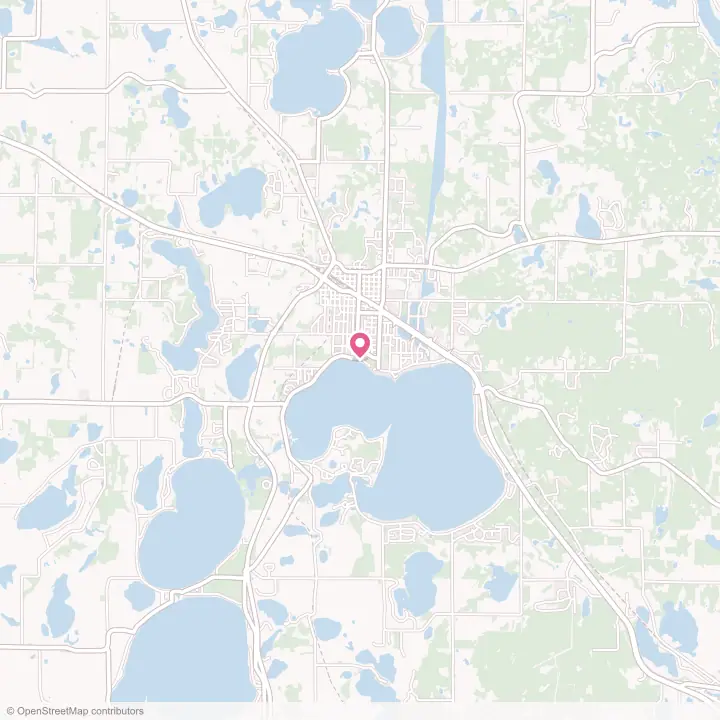 Map of the flower delivery area in Detroit Lakes, Minnesota