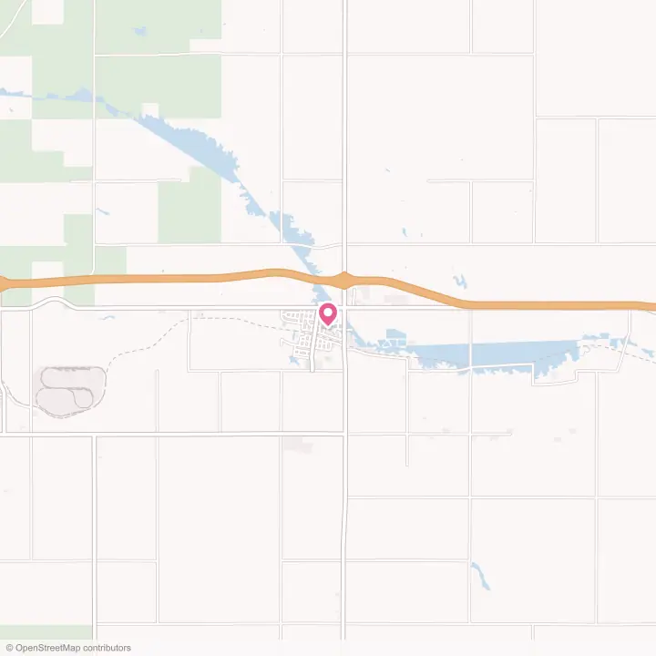 Map of the flower delivery area in Belfield, North Dakota