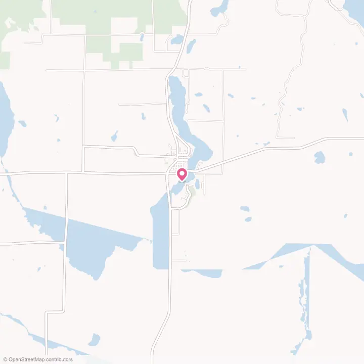 Map of the flower delivery area in Hill City, Minnesota