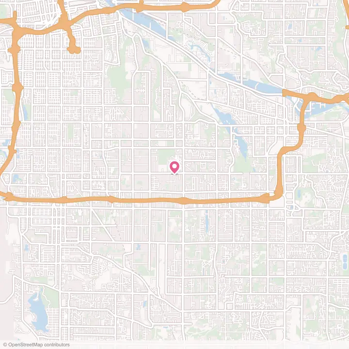 Map of the flower delivery area in Summit, Washington