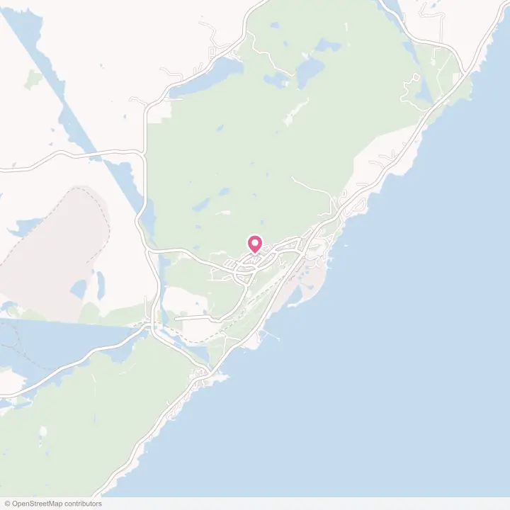 Map of the flower delivery area in Silver Bay, Minnesota