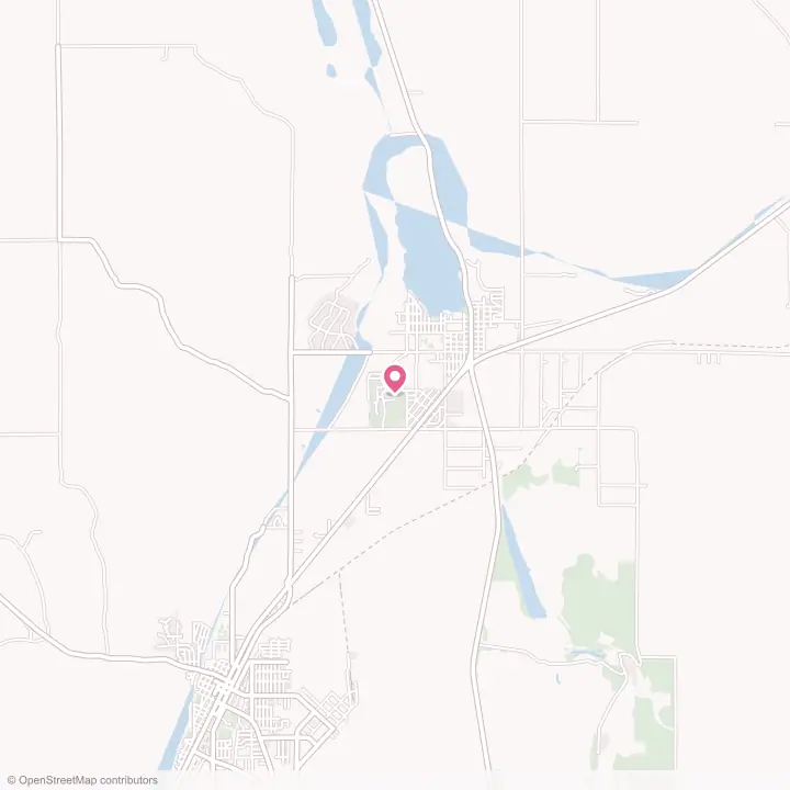 Map of the flower delivery area in Lakeview, Washington