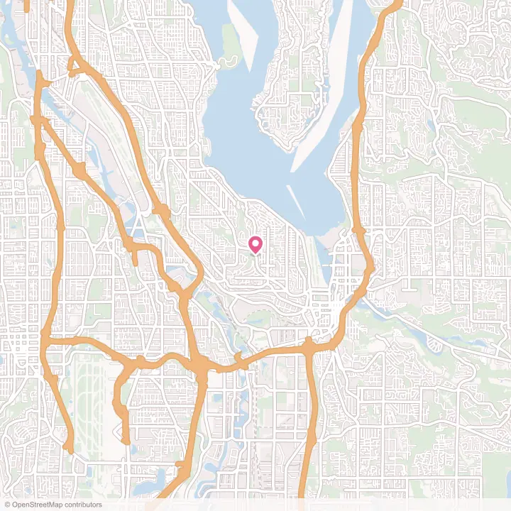 Map of the flower delivery area in Bryn Mawr-Skyway, Washington