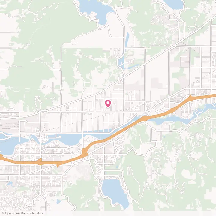 Map of the flower delivery area in Otis Orchards-East Farms, Washington