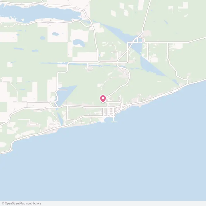 Map of the flower delivery area in Grand Marais, Minnesota