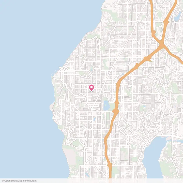 Map of the flower delivery area in Esperance, Washington
