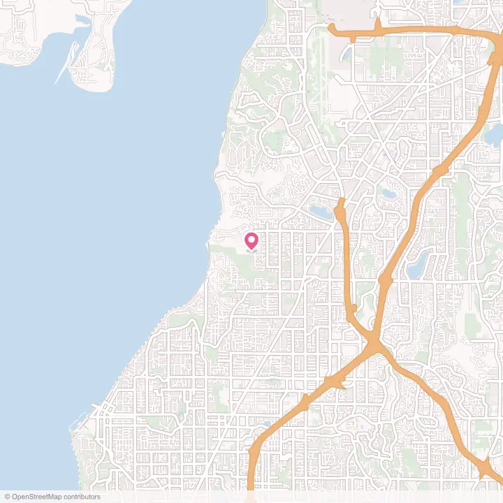 Map of the flower delivery area in Meadowdale, Washington