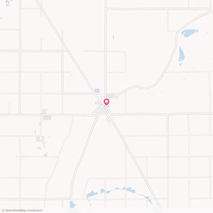Map of the flower delivery area in Karlstad, Minnesota