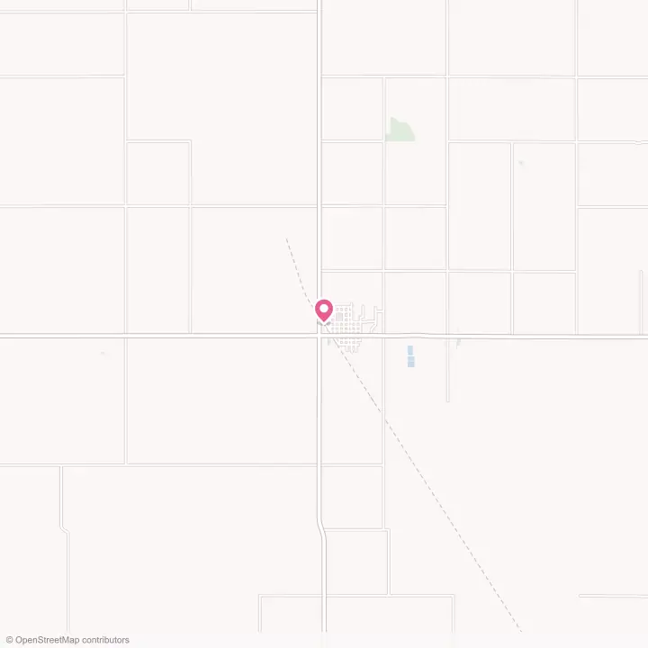 Map of the flower delivery area in Mohall, North Dakota