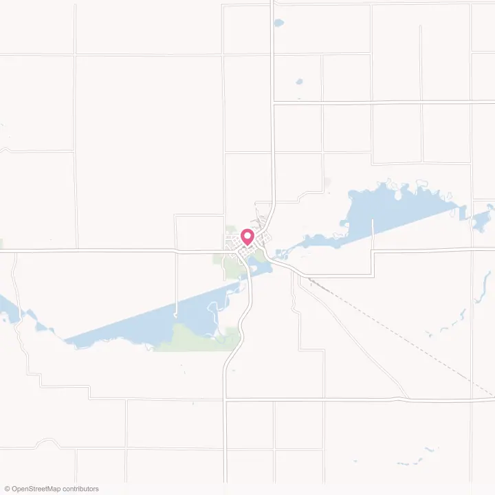 Map of the flower delivery area in Walhalla, North Dakota
