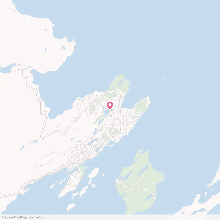 Map of the flower delivery area in Mill Bay, Alaska