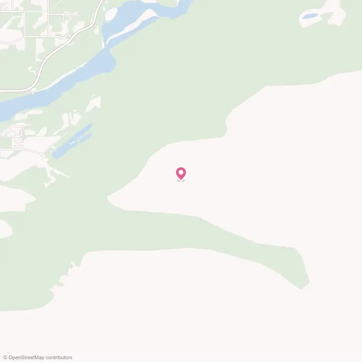 Map of the flower delivery area in Lazy Mountain, Alaska
