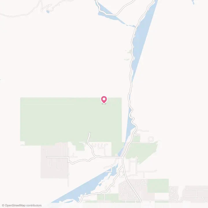 Map of the flower delivery area in Fishhook, Alaska