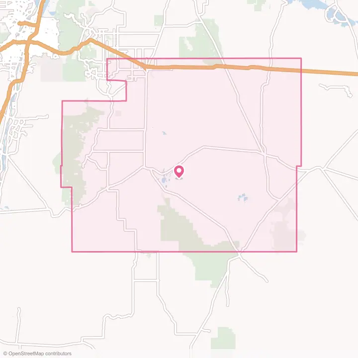 Map of the flower delivery area in Torrance County, New Mexico