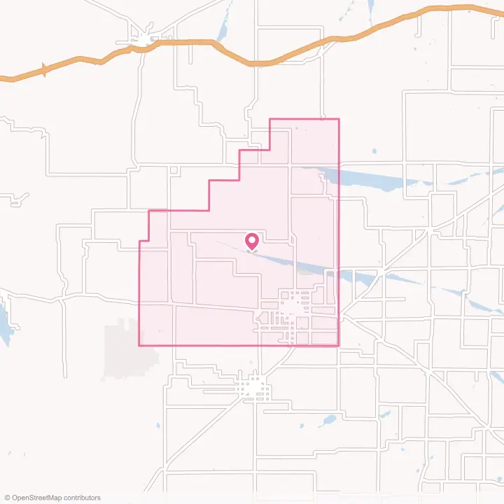 Map of the flower delivery area in Curry County, New Mexico