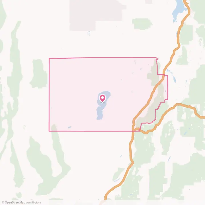 Map of the flower delivery area in Millard County, Utah