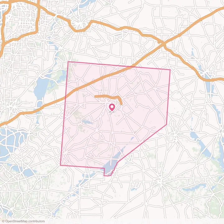 Map of the flower delivery area in Clinton County, Ohio