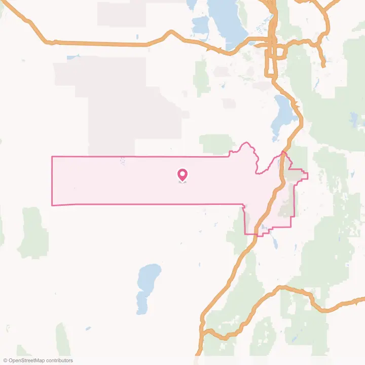 Map of the flower delivery area in Juab County, Utah